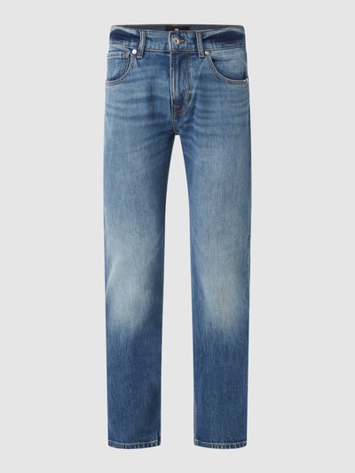 7 For All Mankind Straight Fit Jeans mit Stretch-Anteil Modell 'The Straight' Blau 1