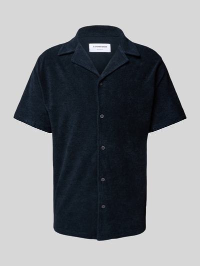 Lindbergh Relaxed Fit Freizeithemd mit Reverskragen Dunkelblau 2