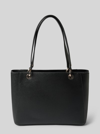 Guess Handtasche mit Label-Details Modell 'NOELLE' Black 4