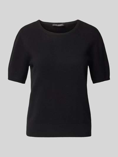 S.Marlon Strickshirt aus Kaschmir mit Rundhalsausschnitt BLACK 2