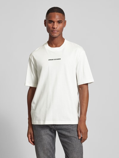 ARMANI EXCHANGE T-Shirt mit Rundhalsausschnitt Weiss 4