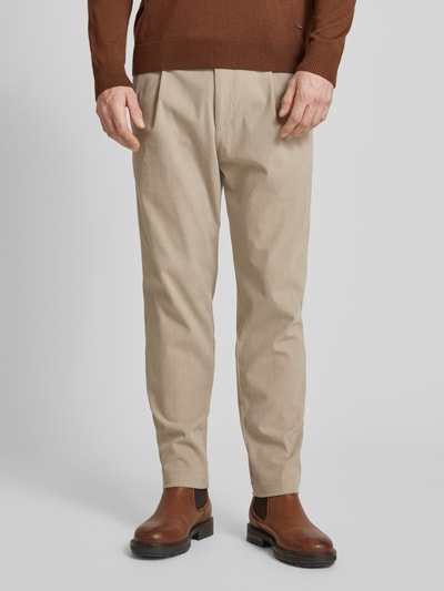 Cinque Stoffhose in Ripp-Optik Modell 'SALTO' Beige 4