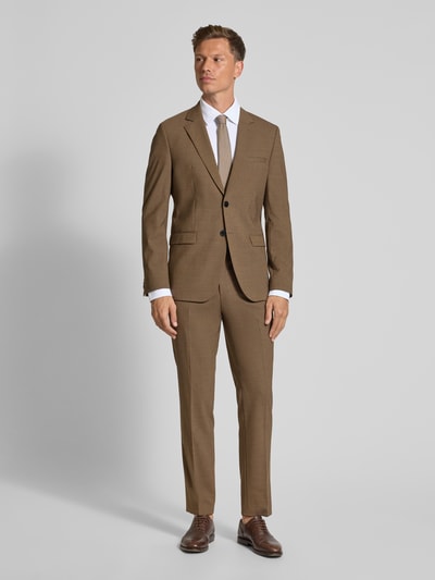 BOSS Slim Fit Businesshemd aus Performance Stretch Modell 'HANK' Weiss 1