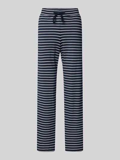 Christian Berg Woman Regular Fit Pyjama-Hose mit Tunnelzug Dunkelblau 1
