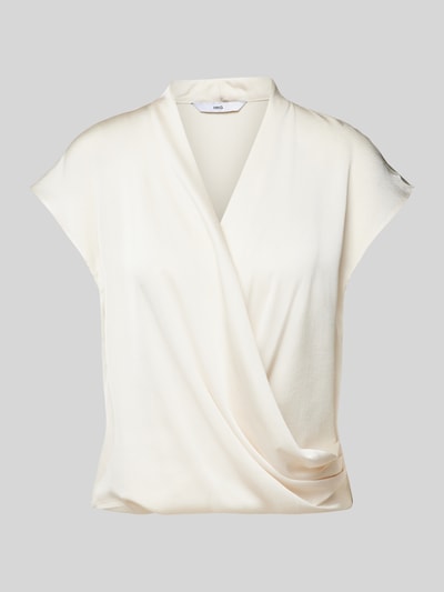 Mango Regular Fit Bluse in Wickel-Optik Modell 'CRUSIE' Offwhite 2