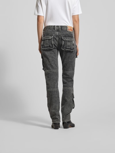 Diesel Cargohose in Denim-Optik Mittelgrau 5