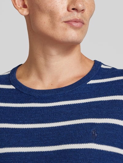 Polo Ralph Lauren Strickpullover mit Logo-Stitching Marine 3