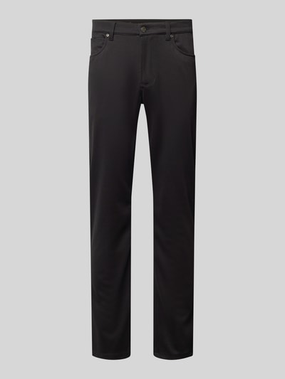 Christian Berg Men Stoffen broek met Franse steekzakken Zwart - 2