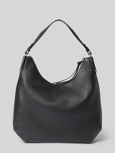 Coccinelle Hobo Bag mit Label-Detail Modell 'REBEKKA' Black 4