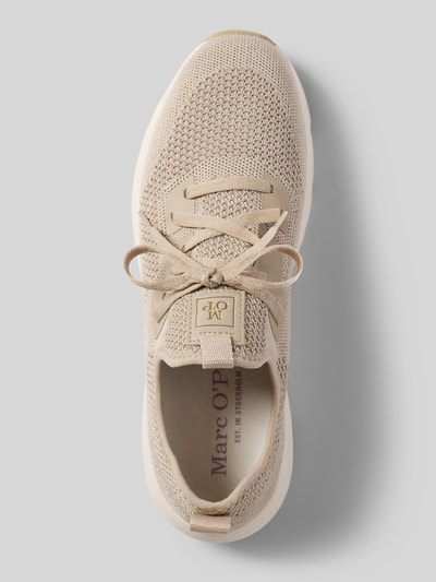 Marc O'Polo Sneakersy o niskim kroju z naszywką z logo Piaskowy melanż 3