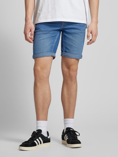 Only & Sons Regular Fit Jeansshorts im 5-Pocket-Design Modell 'PLY' Hellblau 4