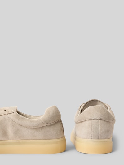 Copenhagen Ledersneaker mit Label-Print Stein 2