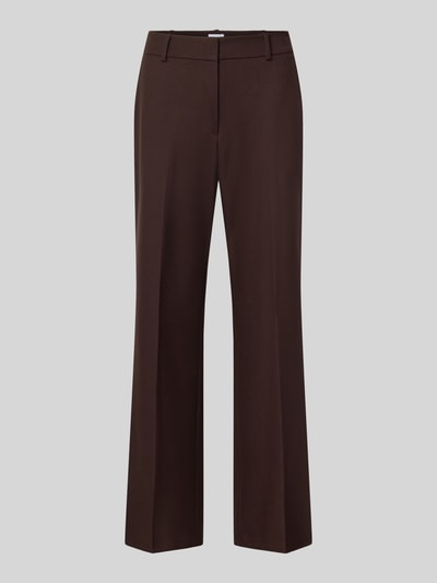 Jake*s Collection Regular Fit Gerade Hose mit Viskose-Anteil Schoko 1