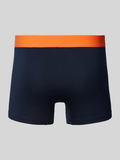 Schiesser Boxershorts mit elastischem Label-Bund im 3er-Pack Marine 3