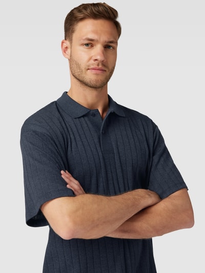 Jack & Jones Premium Poloshirt met polokraag, model 'CONNOR' Marineblauw - 3