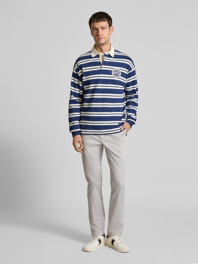 Tommy Hilfiger Straight fit chino van katoenmix Middengrijs - 1