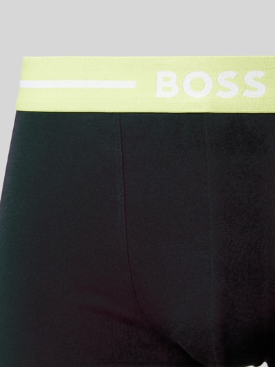 BOSS Obcisłe bokserki z elastycznym paskiem z logo w zestawie 3 szt. Czarny 2