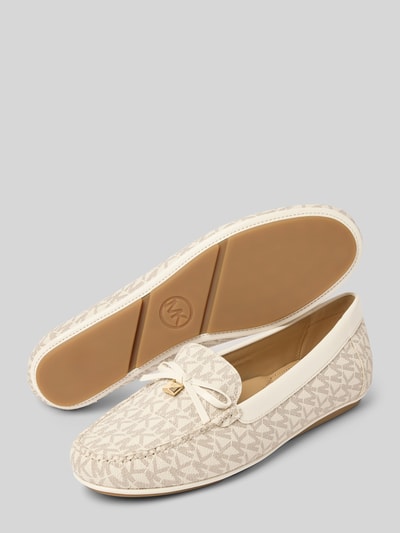 MICHAEL Michael Kors Ballerinas mit Schleifen-Detail Modell 'JULIETTE' Ecru 4