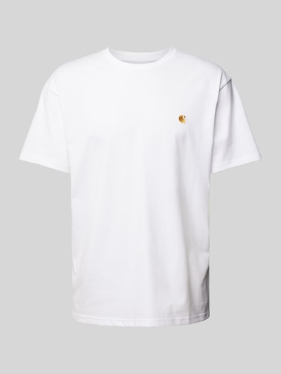 Carhartt Work In Progress T-Shirt mit Label-Stitching Weiss 2