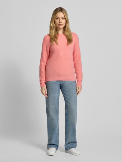 MSCH Copenhagen Strickpullover mit Rundhalsausschnitt Modell 'Festina Hope' Pink 1