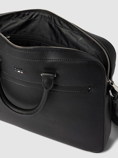 BOSS Business-Tasche mit Label-Detail Modell 'Ray' Black 4