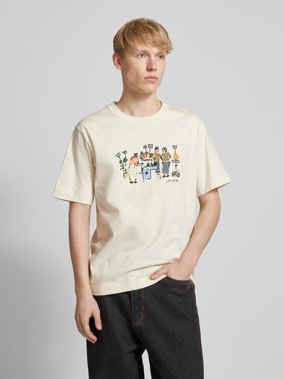 Jack & Jones T-Shirt mit Motiv-Print Offwhite 4