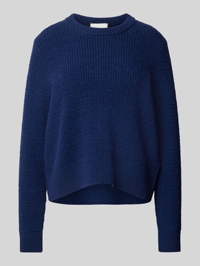 Armedangels Gebreide pullover met ronde hals, model 'FABIOLAA' Marineblauw - 2