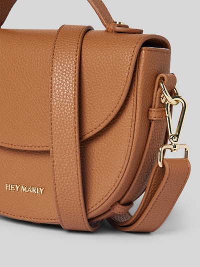 Hey Marly Handtasche mit Tragehenkel und Schulterriemen Cognac 3