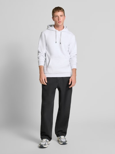 ONLY & SONS Regular Fit Hoodie aus Baumwoll-Mix Modell 'CERES' Hellgrau Melange 1