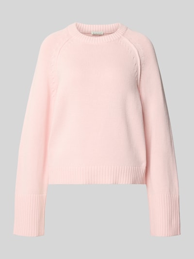 Tom Tailor Regular Fit Pullover aus reiner Baumwolle Rosa 1