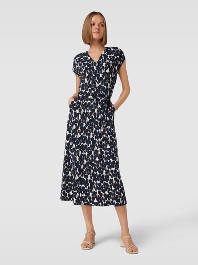 Betty Barclay Midi-jurk met all-over print Marineblauw - 4