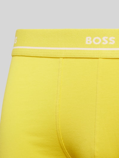 BOSS Trunks mit Logo-Bund im 5er-Pack Hellgelb 2