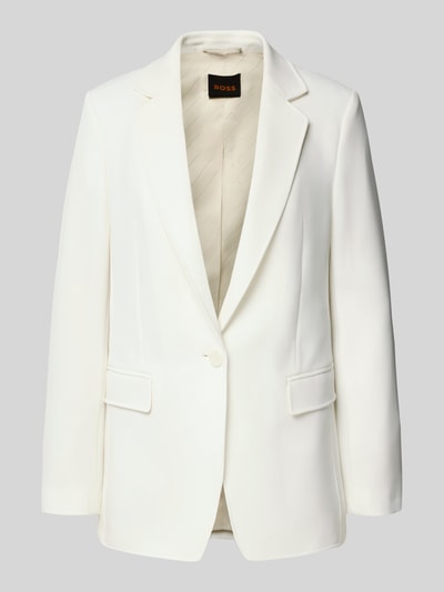 Productfoto, Regular Fit Longblazer met reverskraag model 'JABLA3' van BOSS Orange, effen, lange mouw, klepzakken, eenknoopsluiting