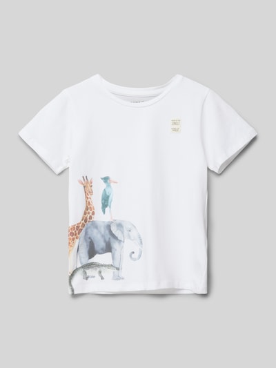 Name It T-Shirt mit Motiv-Print Modell 'JASO' Weiss 1
