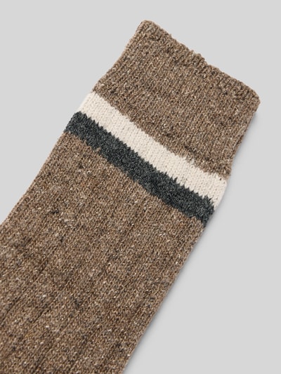 JOOP! Collection Sokken met wol en kasjmier Hazelnoot - 2