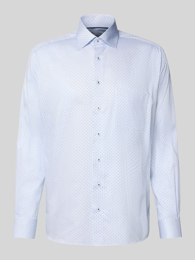 ETERNA Modern Fit Business-Hemd mit Knopfleiste Bleu 2