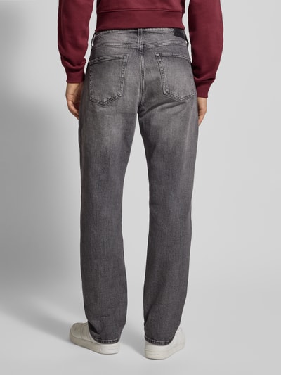 Tommy Jeans Jeansy o kroju straight fit z mieszanki bawełny Średnioszary 5