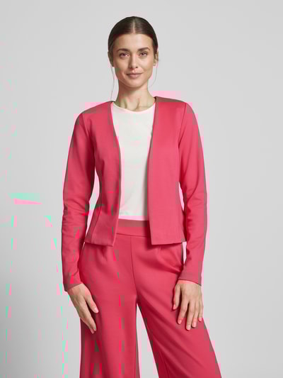 ICHI Slim fit blazer met deelnaden, model 'KATE' Felroze - 4