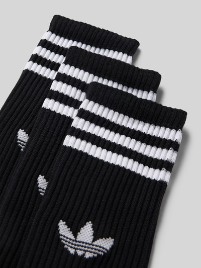 adidas Originals Skarpety z nadrukiem z logo w zestawie 3 szt. Czarny 2