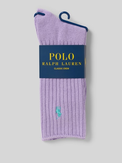 Polo Ralph Lauren Underwear Sokken met labelstitching Lila - 3