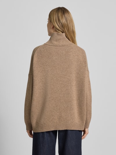 Weekend Max Mara Golf o kroju oversized z czystej żywej wełny model ‘BORGIA’ Orzechowy melanż 5