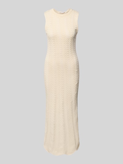 Rich & Royal Strickkleid mit Rundhalsausschnitt Offwhite 2