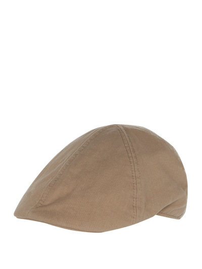 Müller Headwear Schiebermütze aus reiner Baumwolle Beige 1