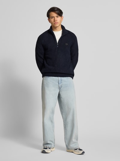 G-Star Raw Gebreide pullover met labeldetail Donkerblauw - 1