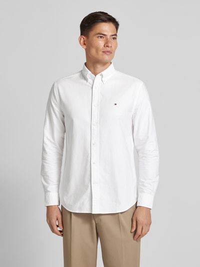 Tommy Hilfiger Regular Fit Freizeithemd mit Button-Down-Kragen Weiss 4