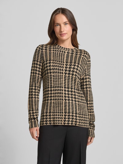 Christian Berg Woman Selection Strickpullover mit Rundhalsausschnitt Sand 4