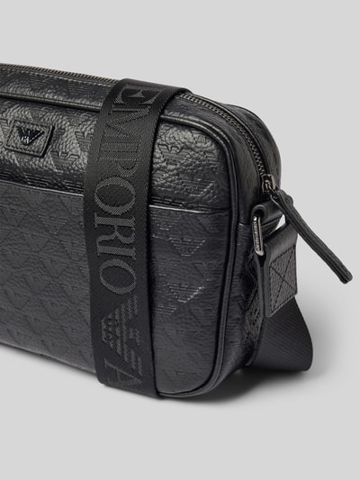 Emporio Armani Umhängetasche mit Logo-Muster Black 3