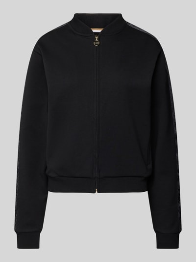 BOSS Sweatjacke mit Label-Details Modell 'Cosmo' Black 2