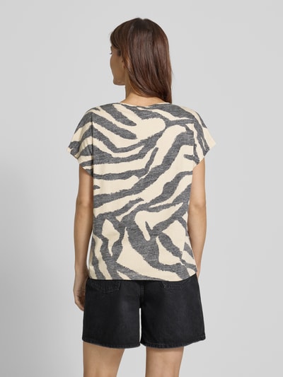 Tom Tailor T-shirt o luźnym kroju z czystej bawełny Beżowy 5