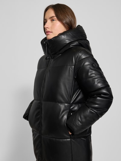 khujo Płaszcz pikowany z zamkiem błyskawicznym model ‘DESTINY’ Czarny 3